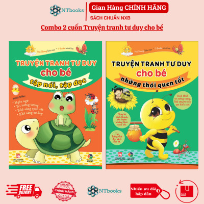 Sách - Combo Đồng dao cho em+Truyện tranh tư duy cho bé tập nói tập đọc + Truyện tranh tư duy cho bé những thói quen tốt