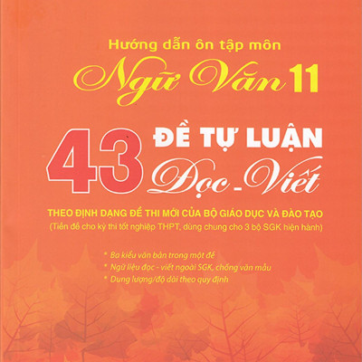 Sách - Hướng Dẫn Ôn Tập Ngữ Văn 11 - 43 Đề Tự Luận Đọc Viết