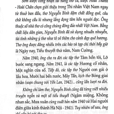 Văn Học Trong Nhà Trường: Thơ Nguyễn Bính