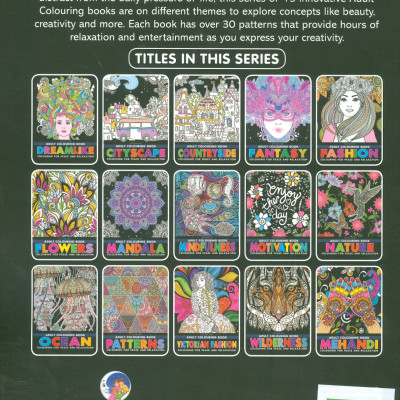 Flowers - Adults Colouring Book (Sách Tô Màu Dành Cho Người Lớn: Những Bông Hoa)