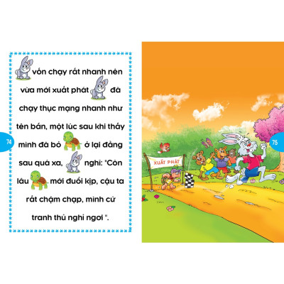 Combo 2 Quyển Phát Triển Tư Duy Và Ngôn Ngữ Cho Bé - Truyện Đọc Bằng Hình Ảnh - Truyện Ngụ Ngôn Thế giới đặc sắc - (VT)