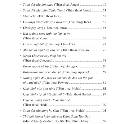 Thần Thoại Người Da Đỏ