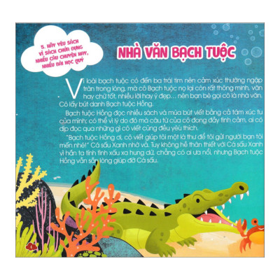 Bộ Sách Nuôi Dưỡng Tâm Hồn Trẻ Thơ - Nhà Văn Bạch Tuộc - Tập 4 (Dành Cho Trẻ Từ 0 Đến 3 Tuổi)