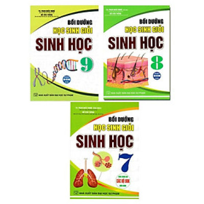 Sách - Combo Bồi Dưỡng Học Sinh Giỏi Sinh Học - Phan Khắc Nghệ 7 - 8 - 9 (HA)