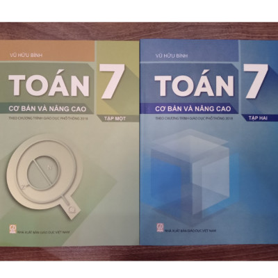 Sách - Combo Toán 7 cơ bản và nâng cao tập 1 + tập 2 ( theo chương trình giáo dục phổ thông 2018 )
