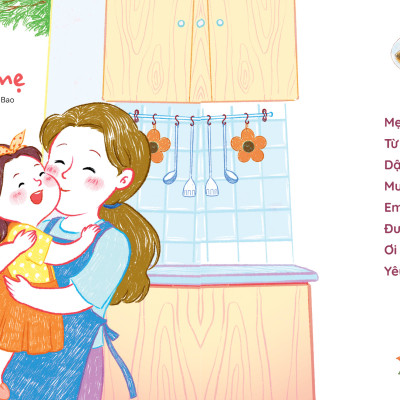 Combo Thơ gia đình yêu thương : Ông bà bố mẹ ( Đại Mai ) + Tặng tẩy chì mặt cười xinh xắn