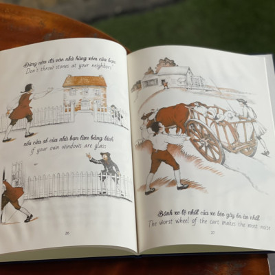 (Bìa cứng – minh hoạ màu) THÀ CÓ MỘT CON CHIM TRONG TAY - Benjamin Franklin - Trường Phương books – Nxb Hà Nội 