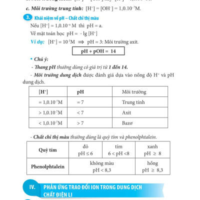 Sổ Tay Học Nhanh Toàn Diện Kiến Thức Và Dạng Bài Hóa Học Lớp 10 - 11 - 12