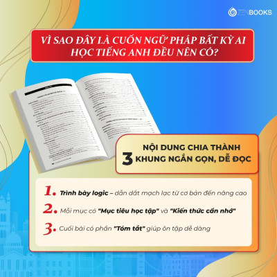 Sách - Giải thích ngữ pháp tiếng anh và lộ trình học tiếng anh (dành cho người mới bắt đầu đến chuẩn ngữ pháp)