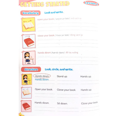 Sách - Luyện Viết Và Học Từ Vựng - Tiếng Anh 3 Notebook ( Tặng Kèm Bìa Bao + Bút Chì + Gôm + Chuốt )