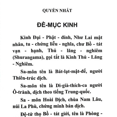 Kinh Thủ Lăng Nghiêm (Bìa Cứng)  - DP