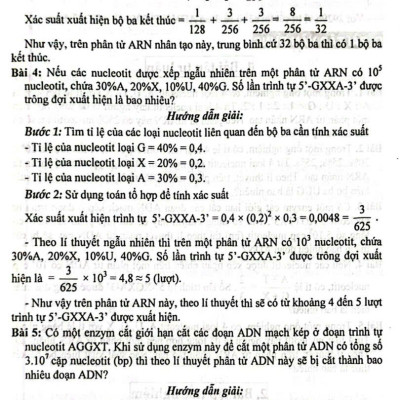 Phương Pháp Giải Toán Xác Suất Sinh Học (Tái Bản)