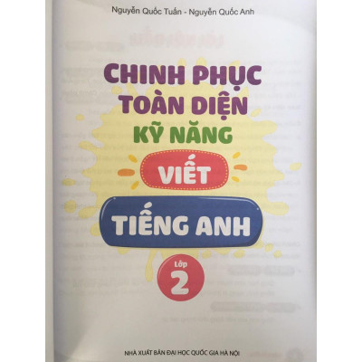 Sách - Chinh phục toàn diện kĩ năng viết tiếng Anh - Lớp 2