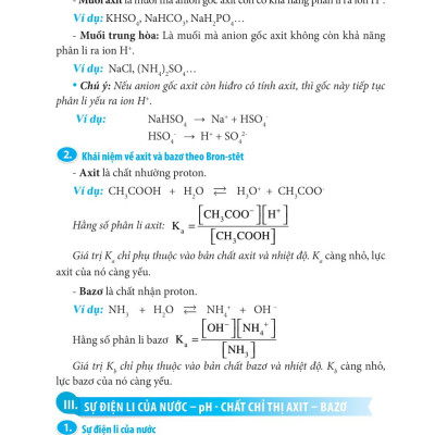 Sổ Tay Học Nhanh Toàn Diện Kiến Thức Và Dạng Bài Hóa Học Lớp 10 - 11 - 12