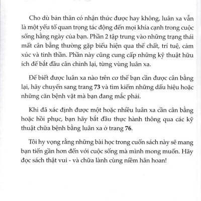 Sách - Chữa bệnh bằng luân xa - Hướng dẫn Cơ bản các Kĩ thuật Tự phục hồi bằng phương pháp Cân bằng Luân Xa