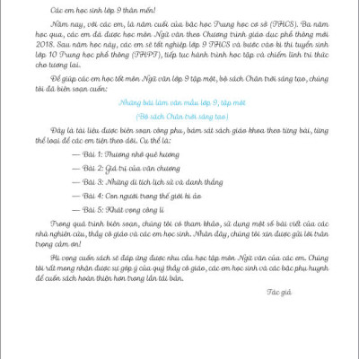Sách - Những Bài Làm Văn Mẫu Lớp 9 - Chân Trời Sáng Tạo - ndbooks