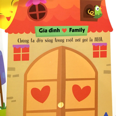 Sách Tương Tác Lật Mở Khám Phá Khổ lớn Lift The Flap - First 100 Words - 100 Từ Đầu Tiên Về Thế Giới Quanh Em – Đinh Tị