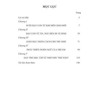 Dạy Con Từ Thuở Còn Thơ