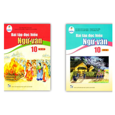 Sách - Combo Bài tập đọc hiểu Ngữ văn 10 - Tập 1 + 2 ( Cánh Diều )