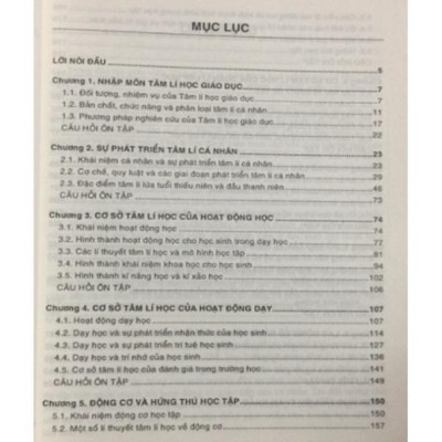 Sách Giáo Trình Tâm Lí Học Giáo Dục