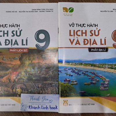 Sách - Combo Vở thực hành Lịch sử và Địa lí 9 - Phần Lịch sử + Địa lí (Kết nối tri thức với cuộc sống)