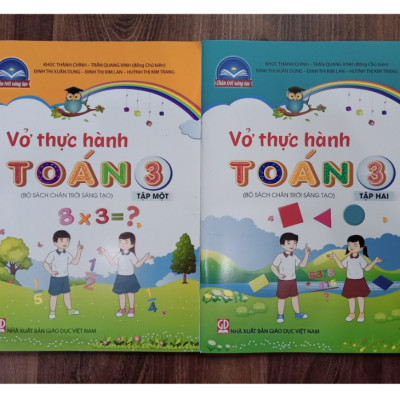 Sách - Vở thực hành Toán 3 - Tập 1 ( Bộ Chân trời sáng tạo )