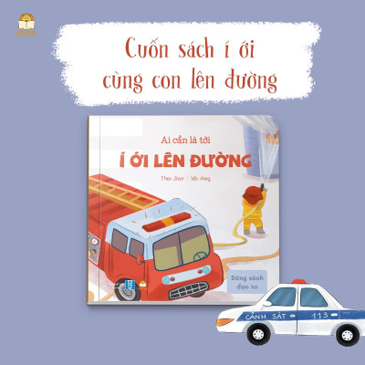 Bộ 3 cuốn Sách Chơi Cùng Con - Bồi cứng (Đưa bé đi chơi - Đi xây nhà mới - Í ới lên đường) - Sách phương tiện giao thông cho bé