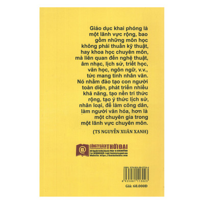 Biện Hộ Cho Một Nên Giáo Dục Khai Phóng