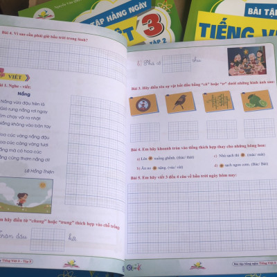 Sách - Combo Bài Tập Hằng Ngày Toán và Tiếng Việt Lớp 3 - Kết Nối Tri Thức Với Cuộc Sống - Tập 1, 2 (2 cuốn)