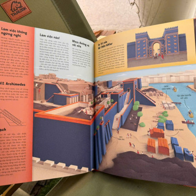 (Bìa cứng) NHỮNG KÌ QUAN CỦA THẾ GIỚI CỔ ĐẠI ĐƯỢC XÂY DỰNG NHƯ THẾ NÀO? – Ludmila Hénková – Minh họa: Jomás Svoboda – Tân Việt – NXB Văn học