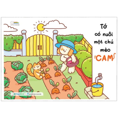 Combo Sách Tô Màu Chữa Lành - Góc Nhỏ Có Nắng + Xe Kem Ngọt Mùa Hè + Capy Và Những Người Bạn + Tớ Có Nuôi Một Chú Mèo Cam (Bộ 4 Cuốn) - MEGA