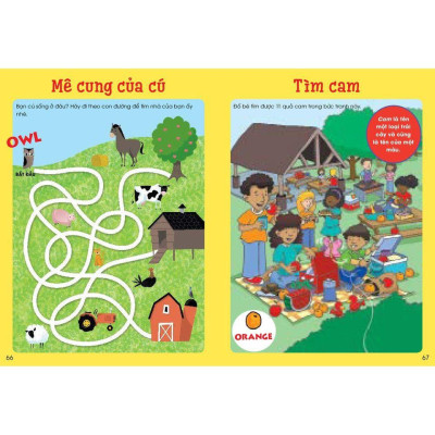Sách the big fun activity book sẵn sàng cho bé tớ trường ( 2 -7 tuổi )