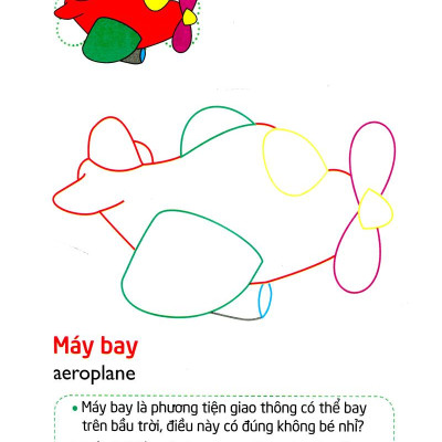 Tập Tô Màu Và Nhận Biết Thế Giới Xung Quanh - Các Phương Tiện Giao Thông