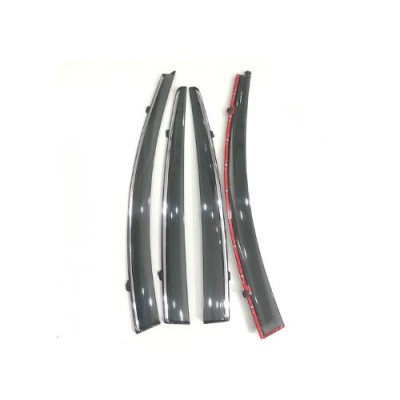 BỘ VÈ CHE MƯA CAO CẤP VIỀN CHỈ INOX DÀNH CHO XE HONDA HRV 2019