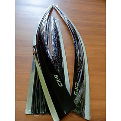 Vè che mưa xe Mazda CX5 2018-2022 chỉ inox cao cấp