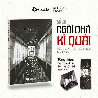 Sách-  Combo Ngôi Nhà Kỳ Quái và Bức Tranh Kỳ Quái của Uketsu, Tiểu Thuyết Trinh Thám Kinh Dị, Tặng kèm Bookmark và Bản Thiết Kế Các Ngôi Nhà- 2HBooks