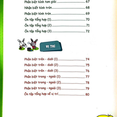 Toán Học Cho Trẻ Mẫu Giáo: Lớp Mầm 1