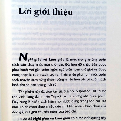 Nghĩ Giàu Và Làm Giàu - Napoleon Hill (Bìa mềm)