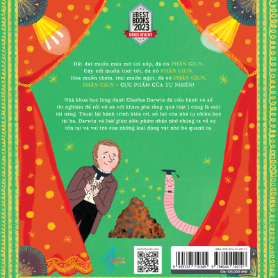 Darwin và Loài Giun Siêu Phàm | Sách Tranh Thiếu Nhi | Polly Owen | San Hô Books