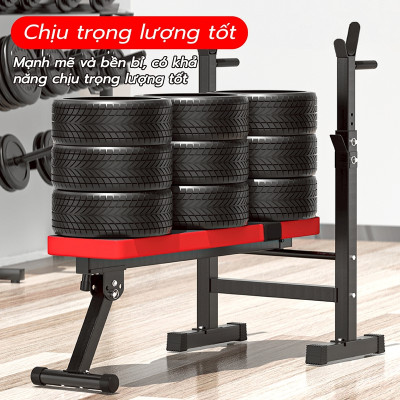 BG Ghế Tập Tạ SU- 330 - 331 Đa Năng Kết Hợp Giá Đỡ ,Hỗ trợ tập các bài tập tạ, cơ bụng, cơ tay gấp gọn  (hàng nhập khẩu)