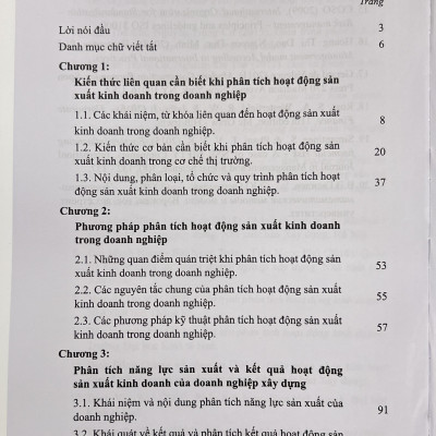Sách - Phân Tích Hoạt Động Sản Xuất Kinh Doanh Trong Doanh Nghiệp Xây Dựng
