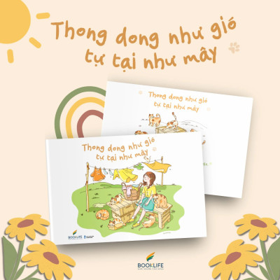 Sách Tô Màu Chữa Lành - Thong Dong Như Gió - Tự Tại Như Mây - 1980