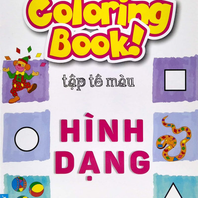 Coloring Book - Tập Tô Màu - Hình Dạng (Tái Bản 2020)