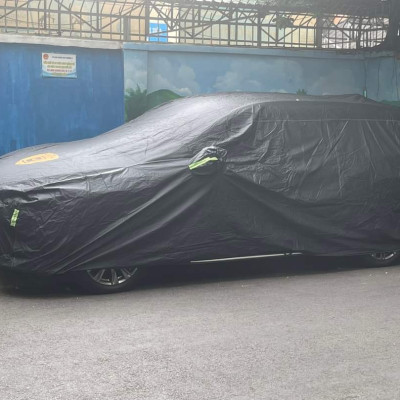 Bạt phủ ô tô Toyota Yaris Cross chất liệu Polyester - màu đen cao cấp MACSIM màu đen - sử dụng trong nhà và ngoài trời