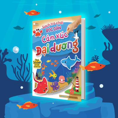 Combo Sách Trò Chơi Bóc Dán Cảm Xúc: Nông Trại + Đại Dương + Rừng Xanh + Khủng Long + Côn Trùng (Bộ 5 Cuốn) (MEGA)