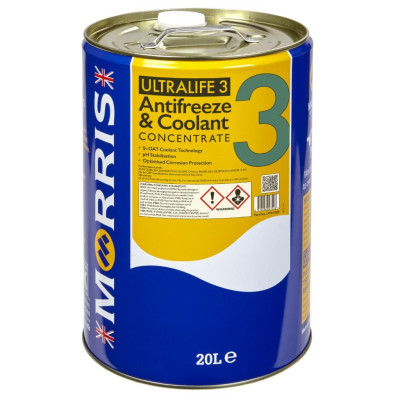 Nước Làm Mát Cao Cấp Cho Động Cơ Xăng, Động Cơ Diesel - Morris Lubricants Ultralife 3 / Xô 20L