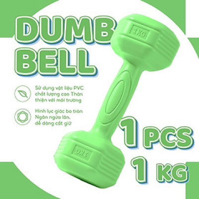 BG Tạ tay 314 tạ tập tay lõi bê tông bọc nhựa PVC cao cấp tập gym tại nhà (hàng nhập khẩu)