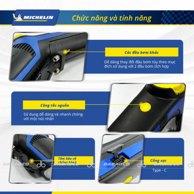 MÁY BƠM CẦM TAY MICHELIN M2208S 