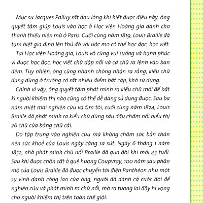 Who? Chuyện Kể Về Danh Nhân Thế Giới - Louis Braille