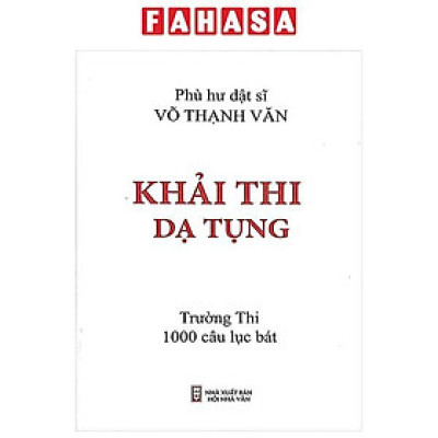Sách - Khải Thi Dạ Tụng